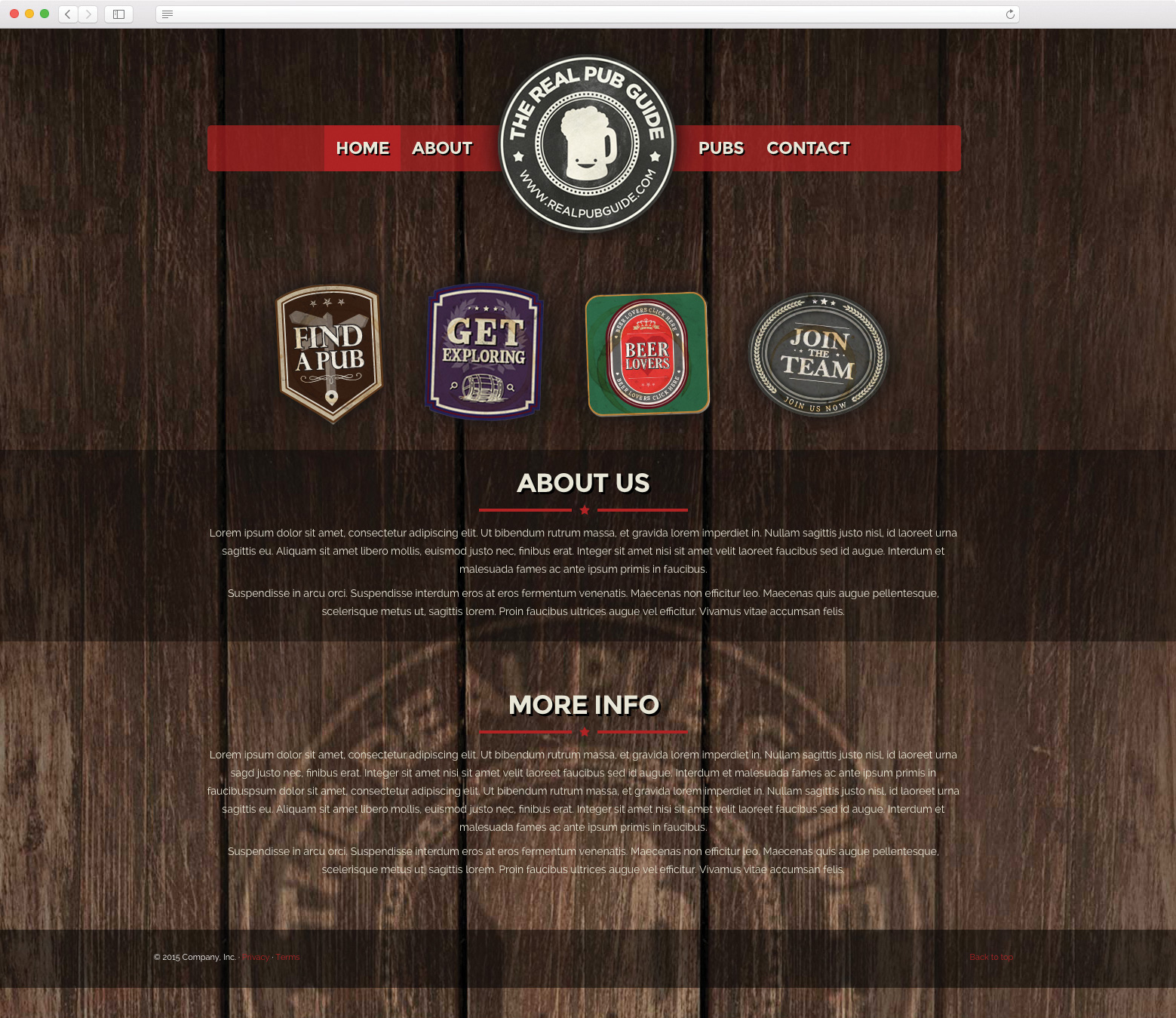 Real Pub Guide website