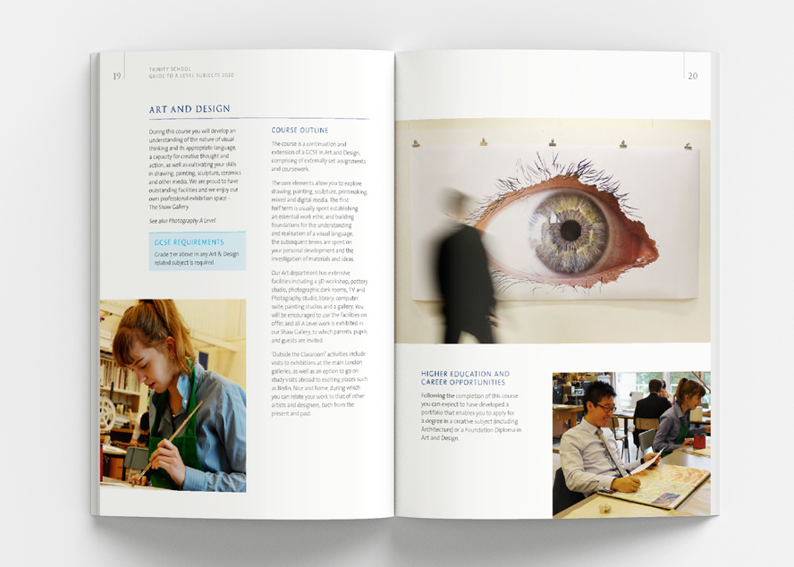 Trinity School - Guide to A Level subjects